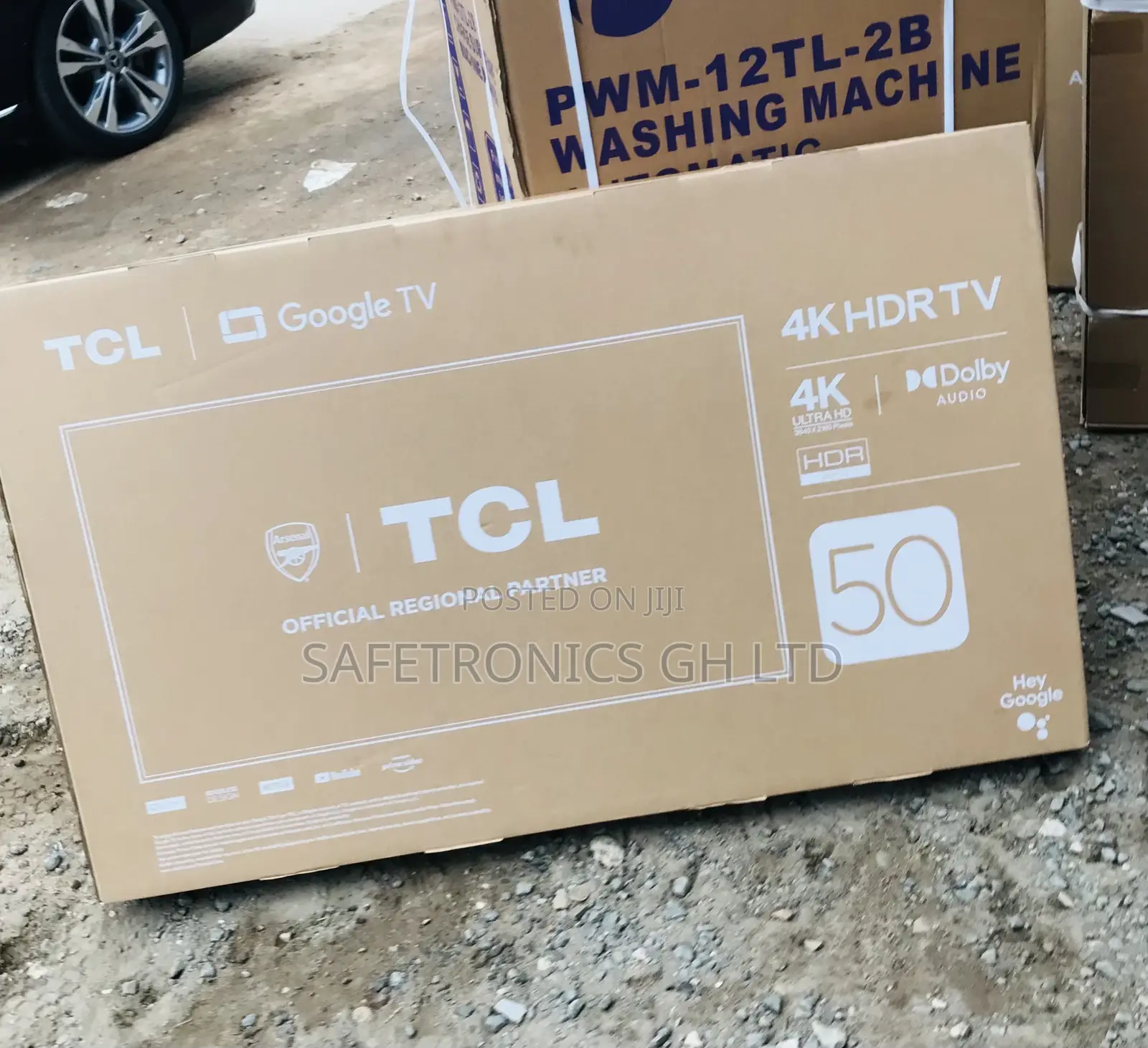 Order Black TCL 50 Inch Smart Led P635 Tv 