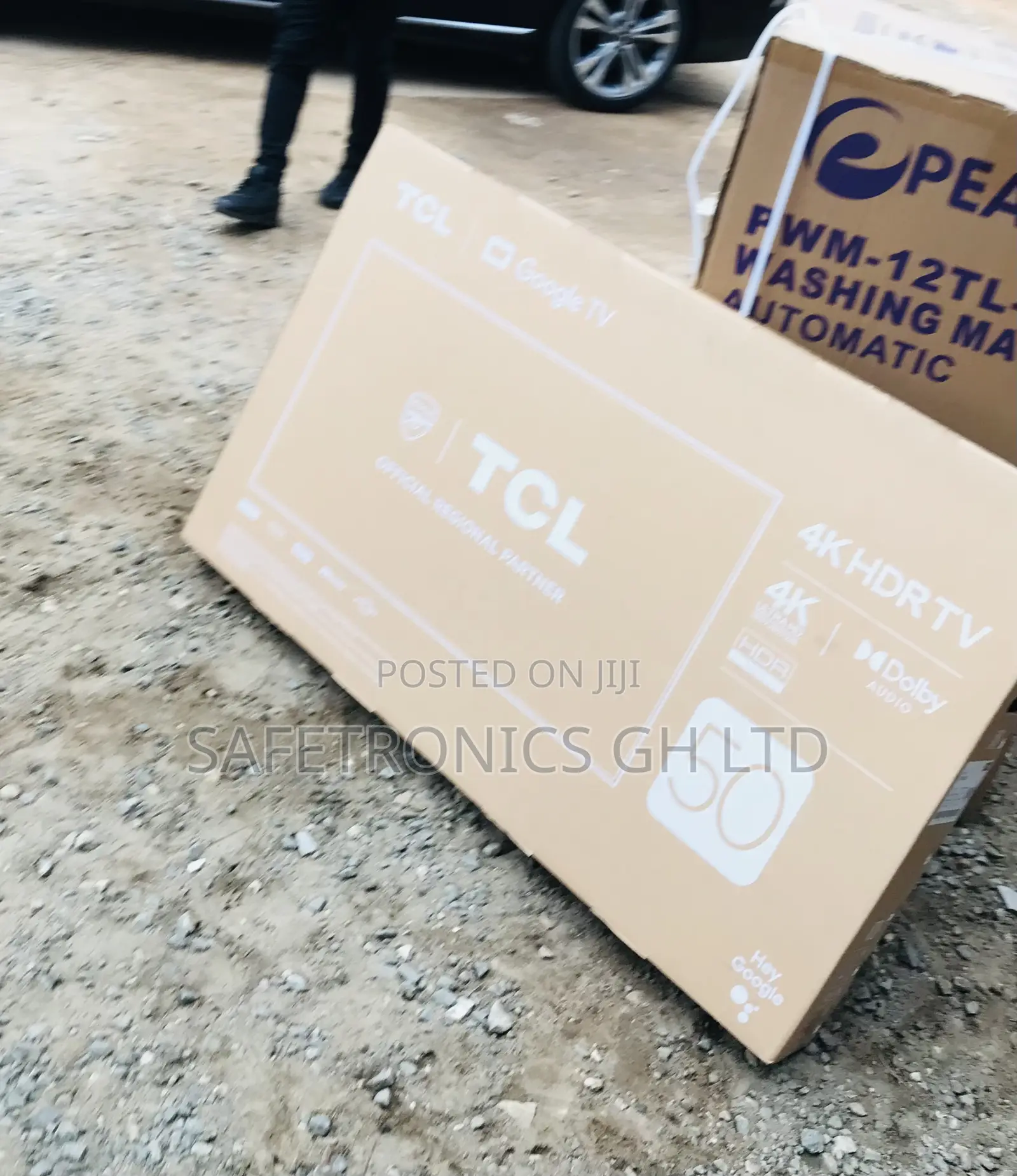 Order Black TCL 50 Inch Smart Led P635 Tv 