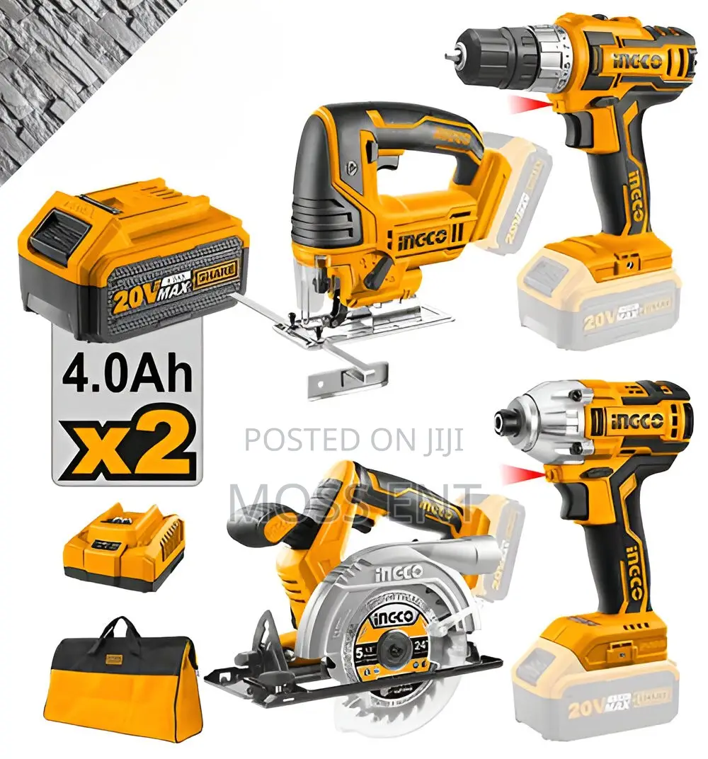 Ingco Cordless 4 PCS Combo Kit - Ckli2010