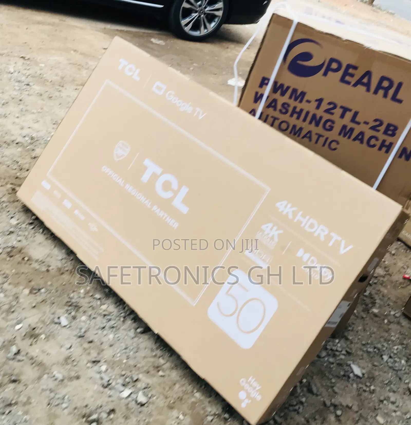 50 Inch TCL Smart Unique Design C645 Qled Black Tv 