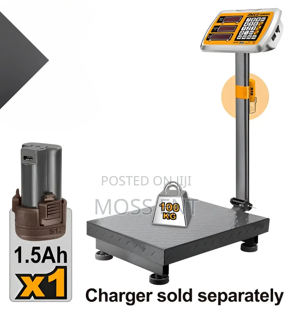 Lithium-Ion Scale Usb-C 12v 100kg - Ces1302