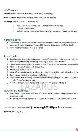 Internship CV