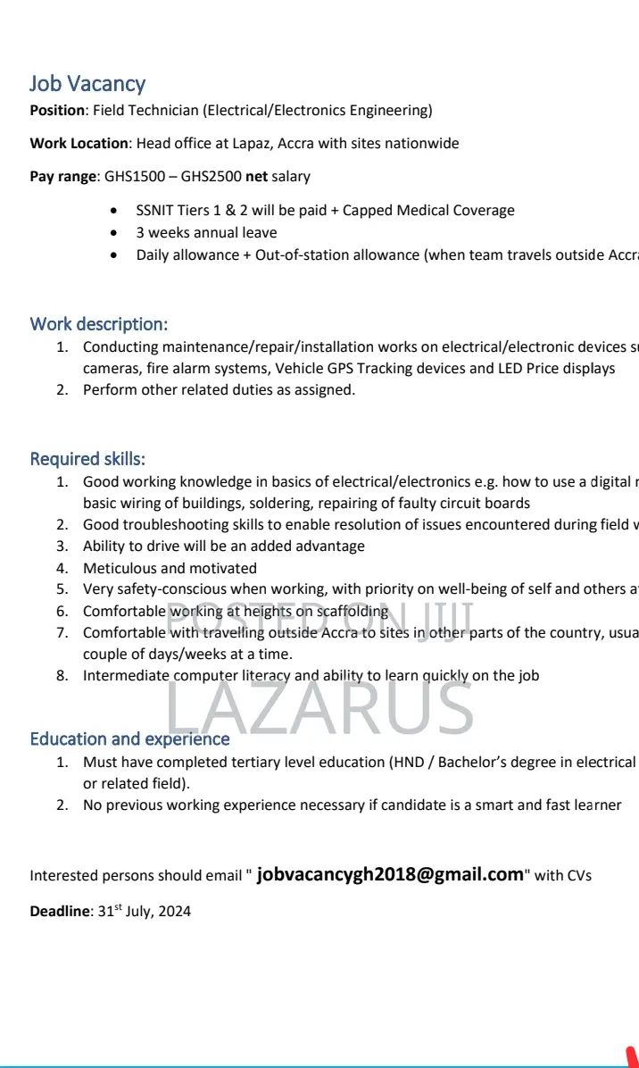Internship CV