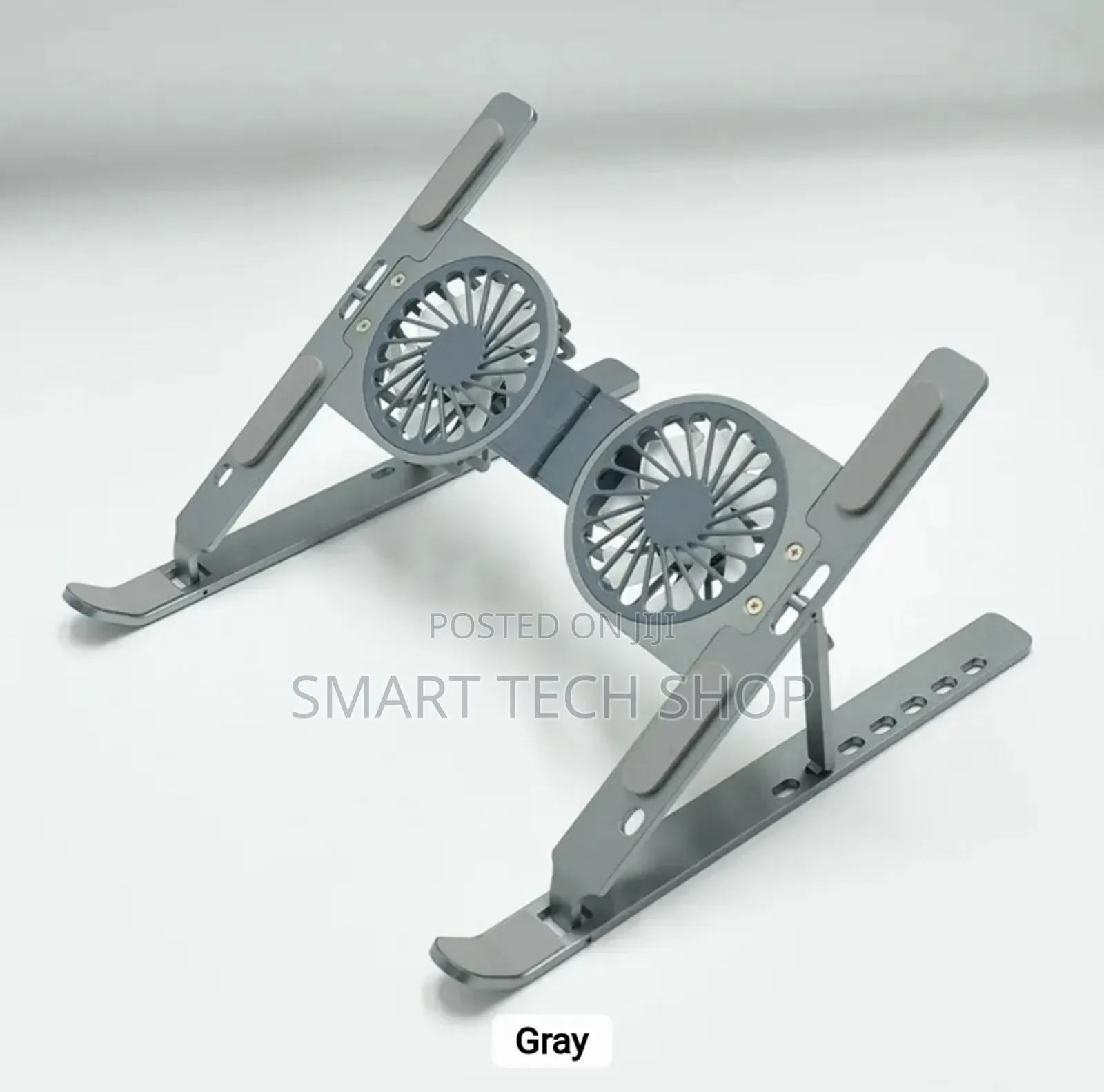 7 Level Foldable Aluminium Laptop Stand + Fan + RGB Light