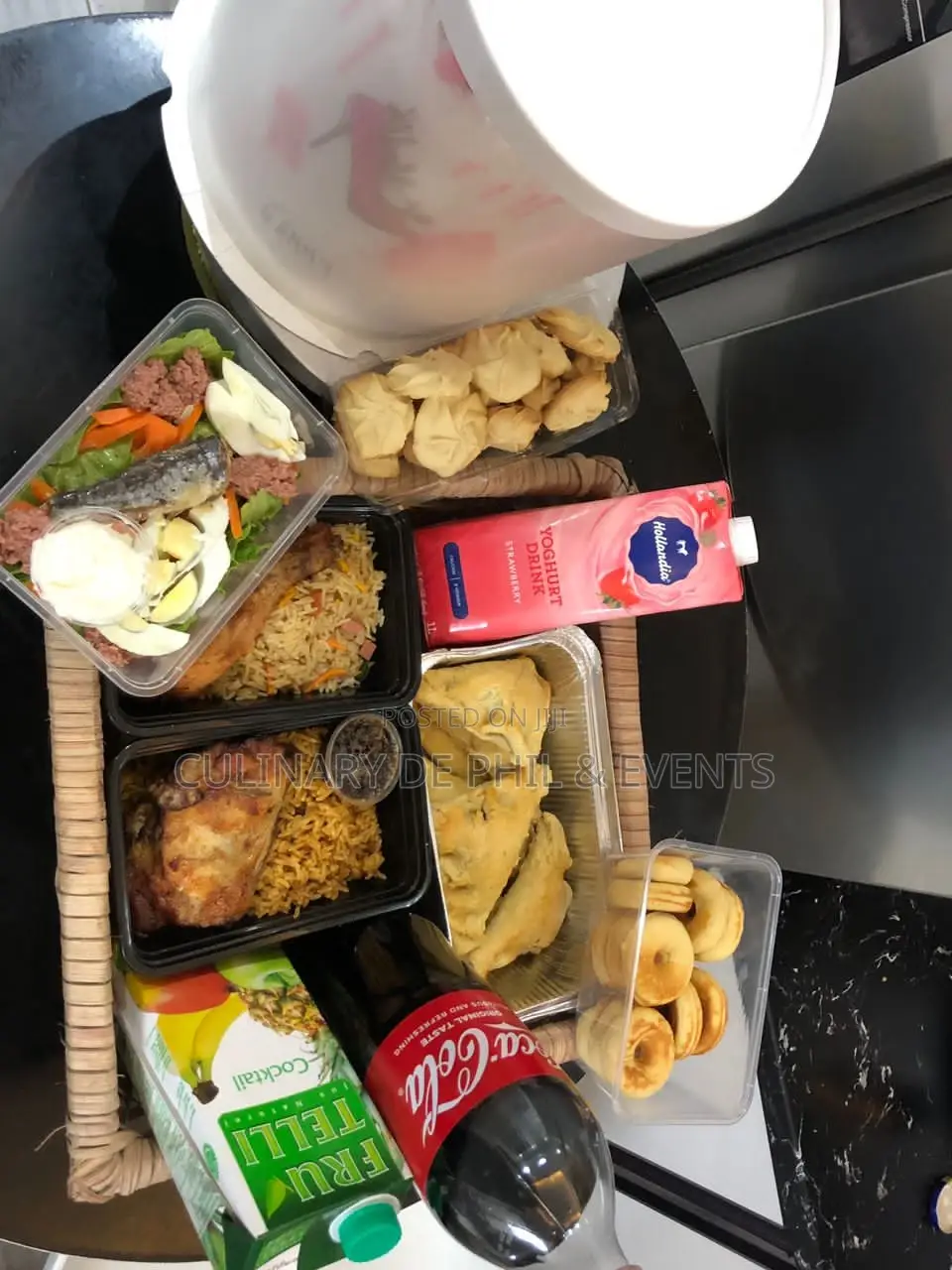 Cake With Lunch Basket