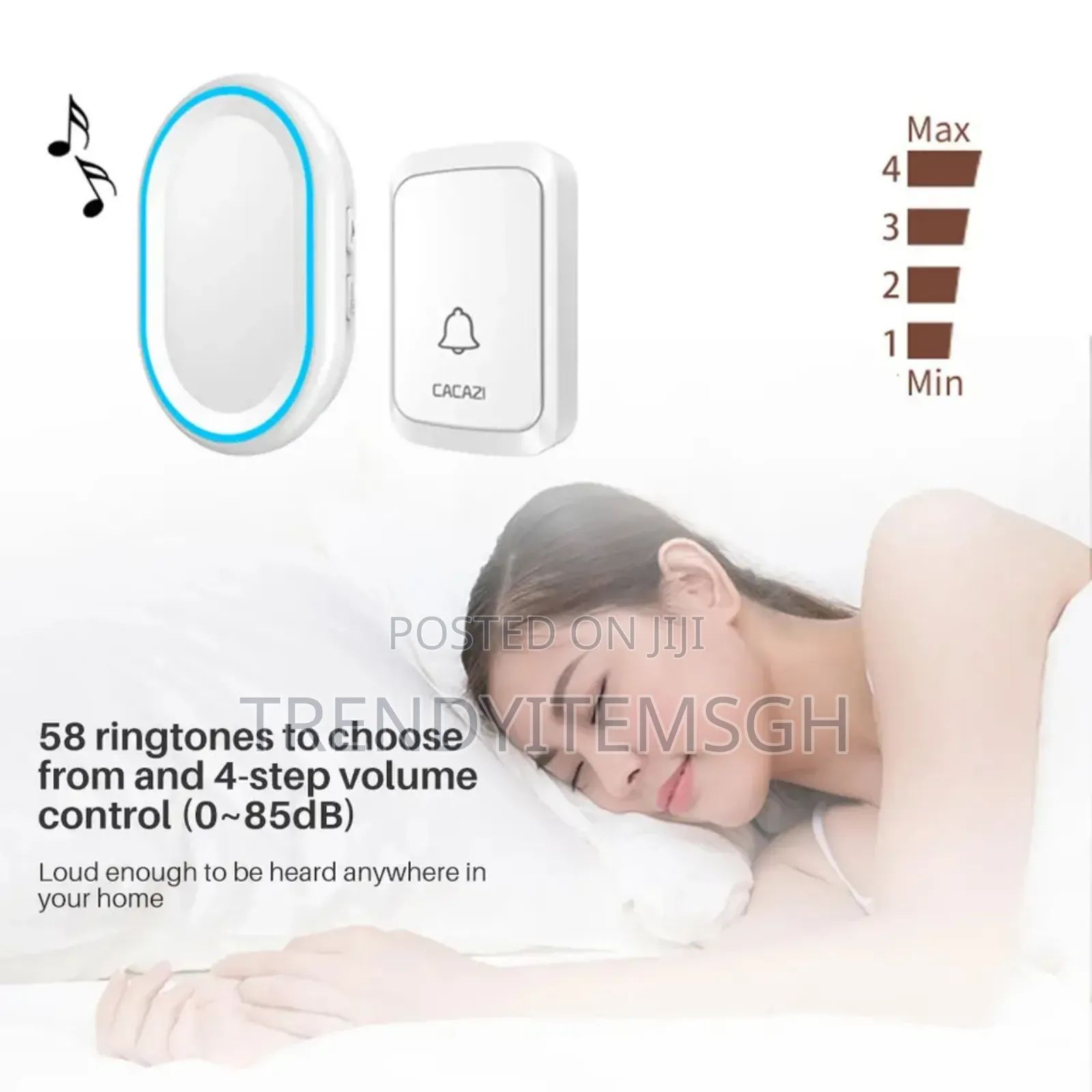 300m Range Wireless Remote Doorbell