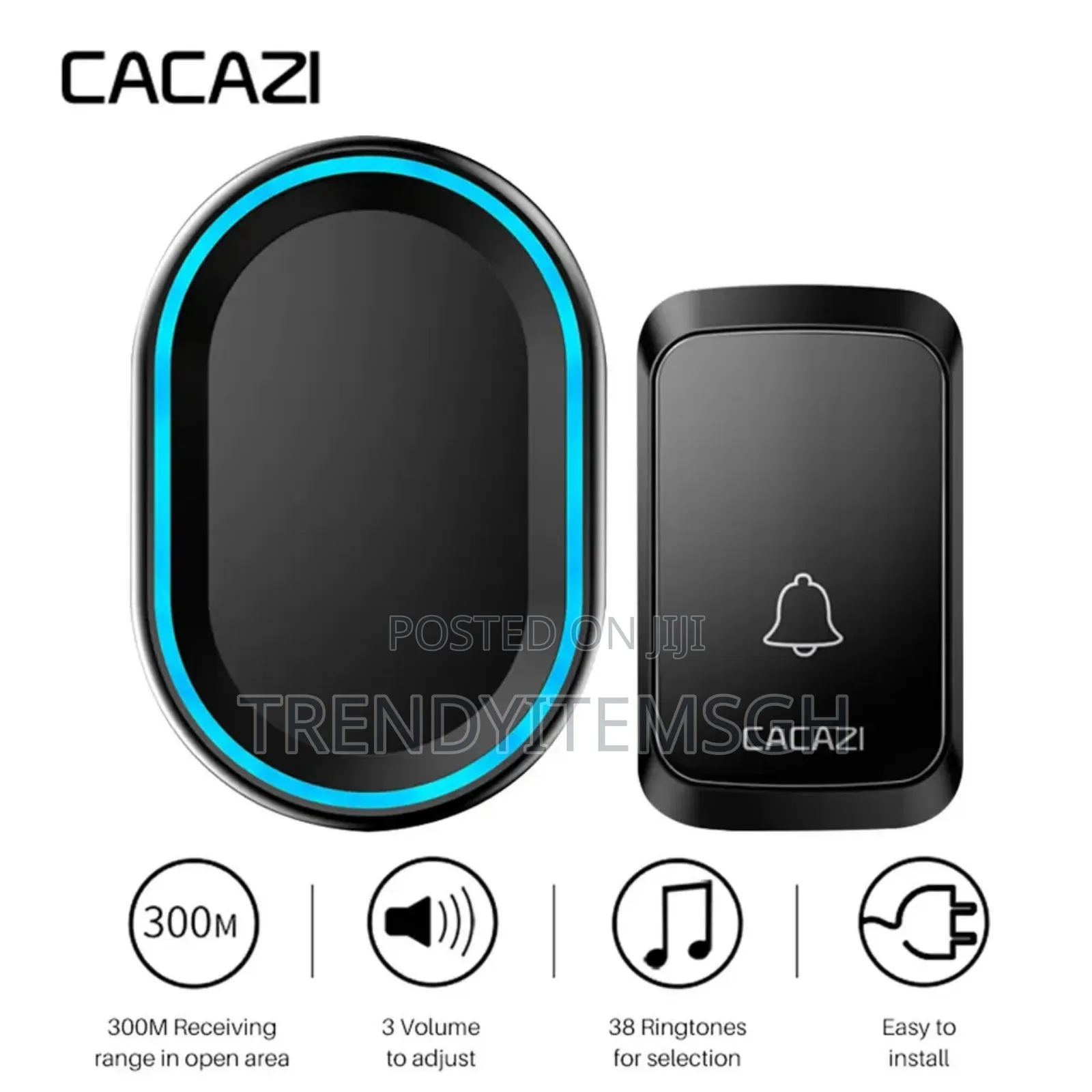 300m Range Wireless Remote Doorbell