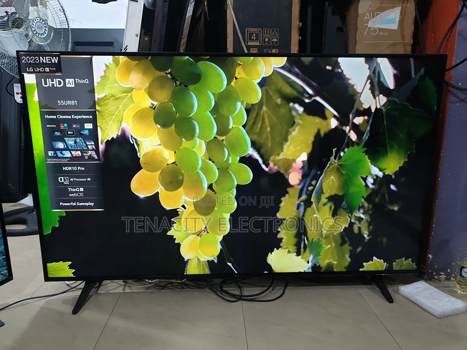 2023/Lg 55"Uhd HDR Edgeless Smart Tv