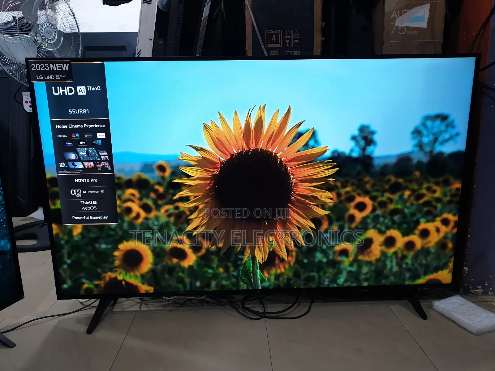 2023/Lg 55"Uhd HDR Edgeless Smart Tv
