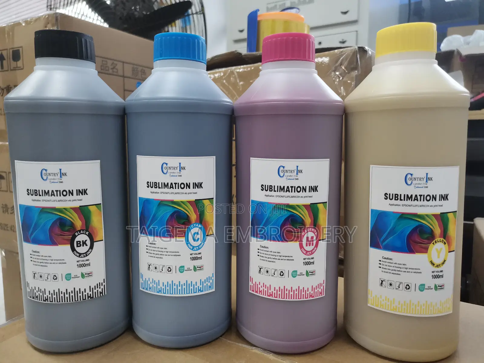 Sublimation Inks (Textile or Fabric Printing)