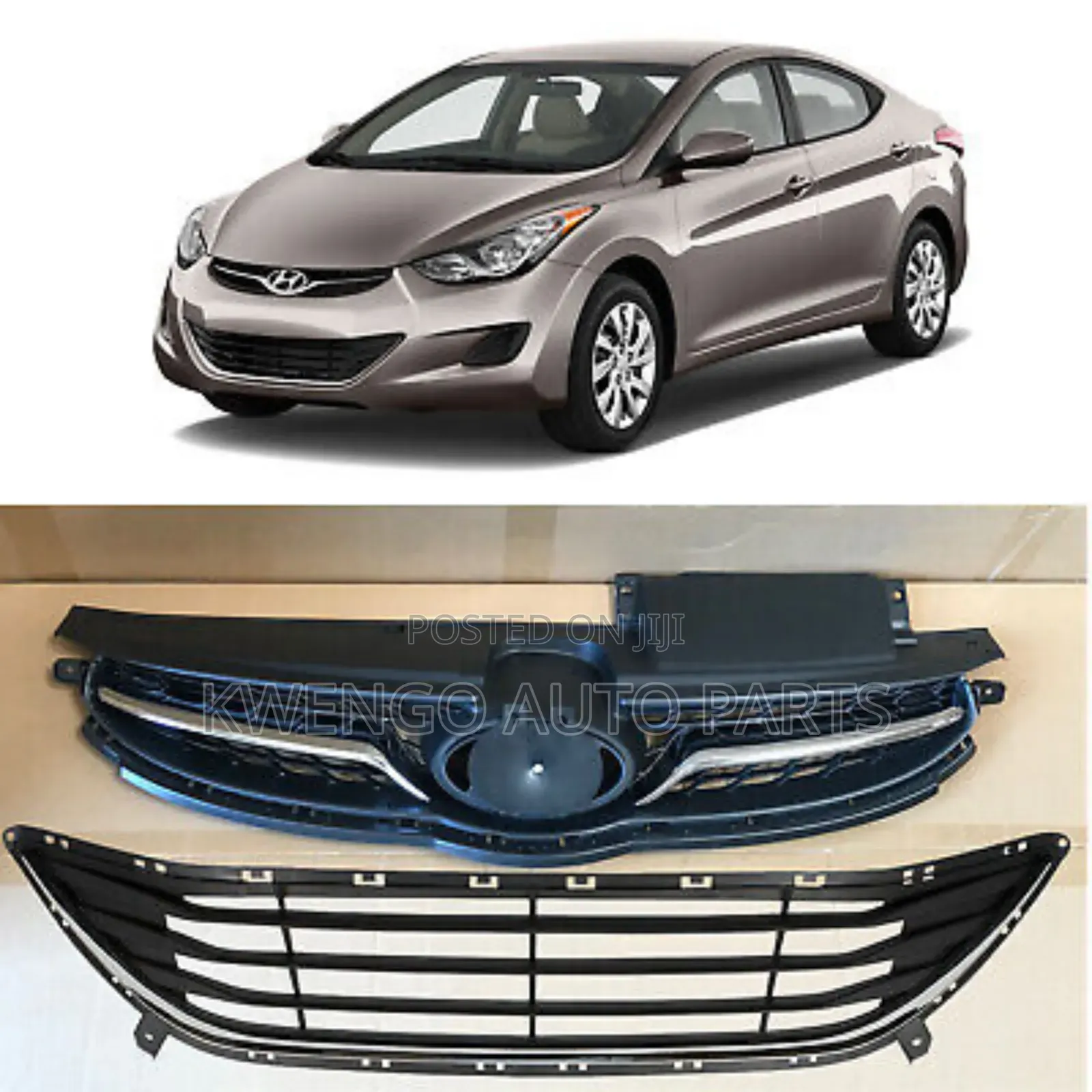 Hyundia Elantra 2012 Down Grill