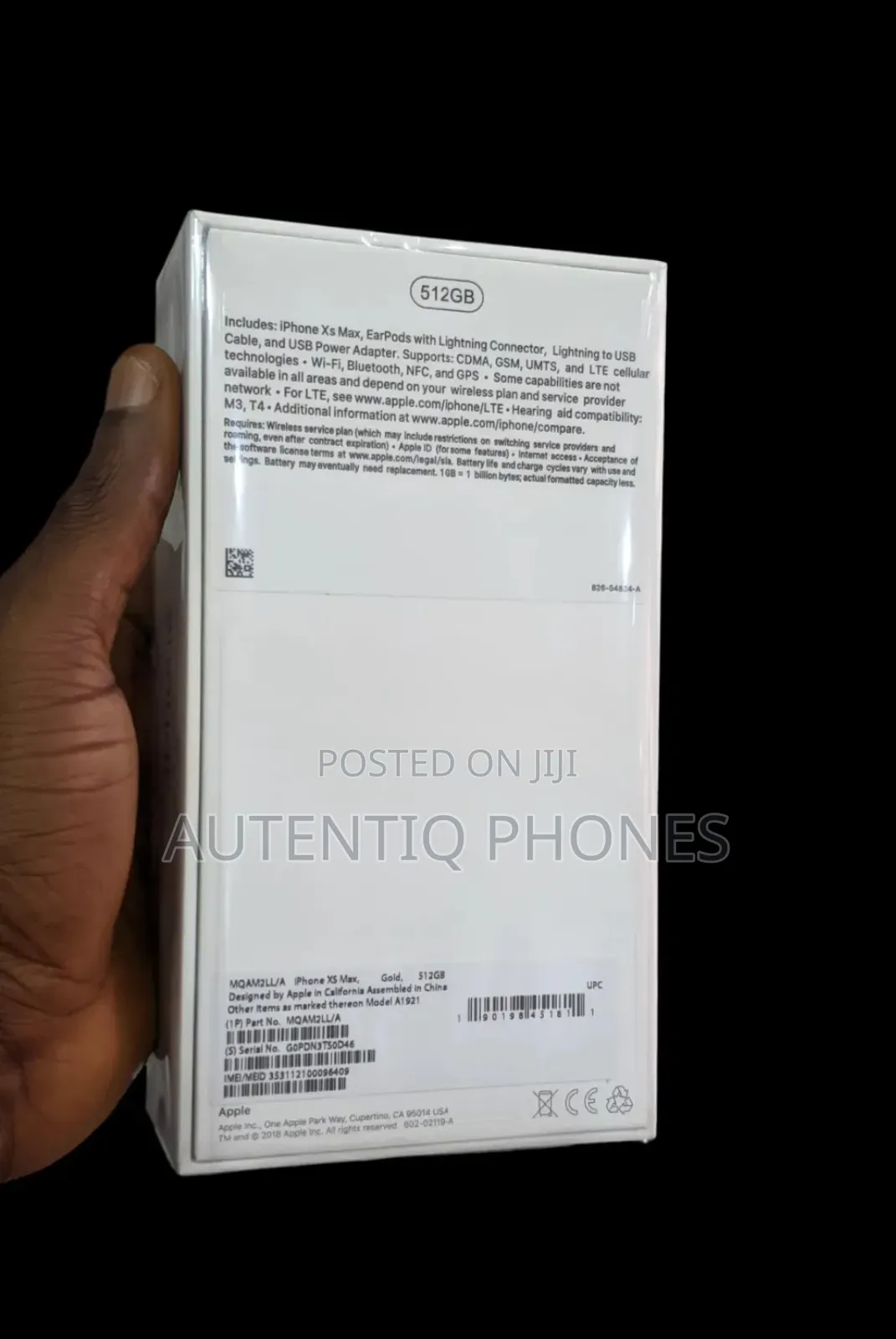 New Apple iPhone XS Max 512 GB Gold