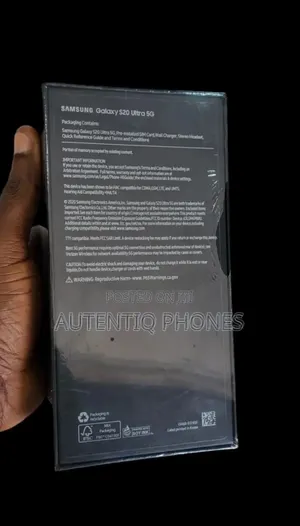 New Samsung Galaxy S20 Ultra 5G 128 GB Black