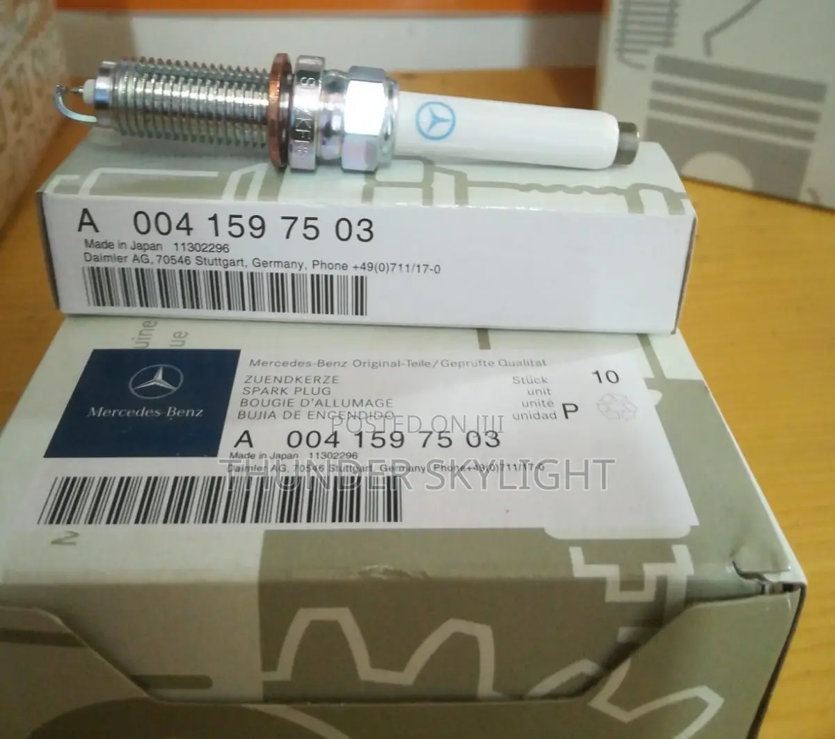 Mercedes Benz Spark Plugs Laser Iridium High Ignitability