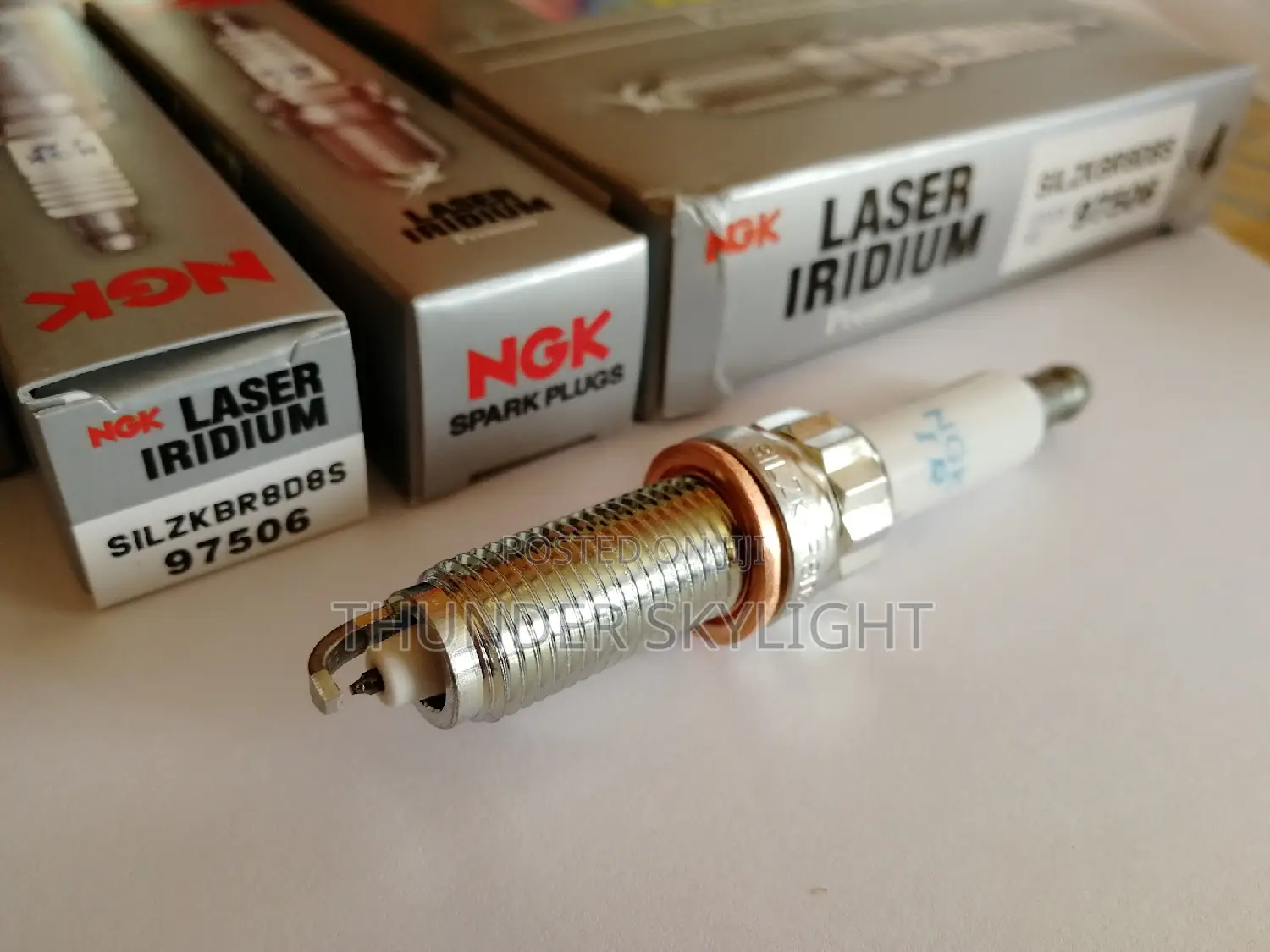 Original BMW Spark Plugs Iridium NGK 97506 SILZKBR8D8S