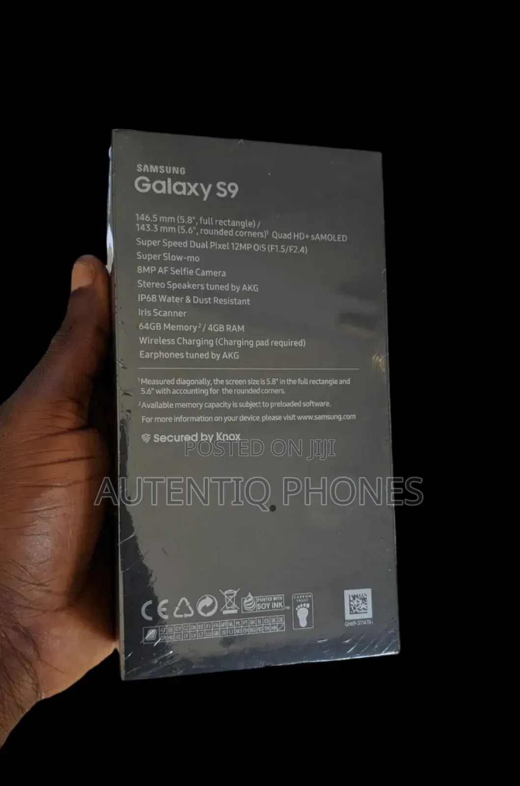 New Samsung Galaxy S9 64 GB Black