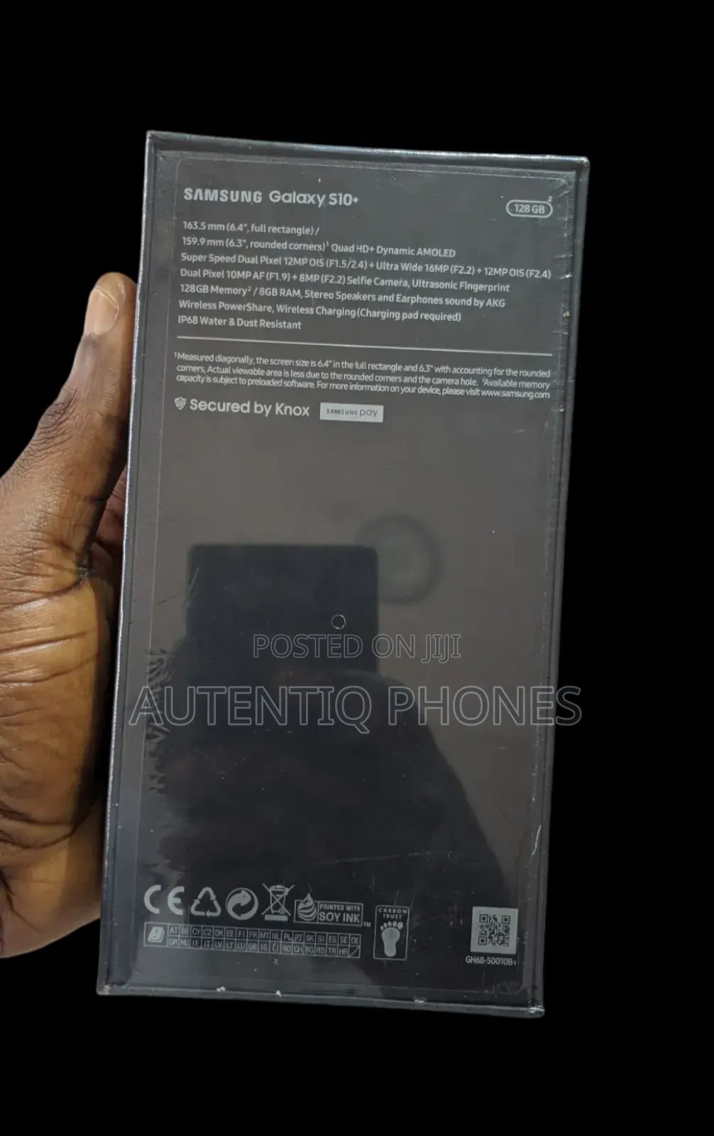 New Samsung Galaxy S10 Plus 128 GB Black