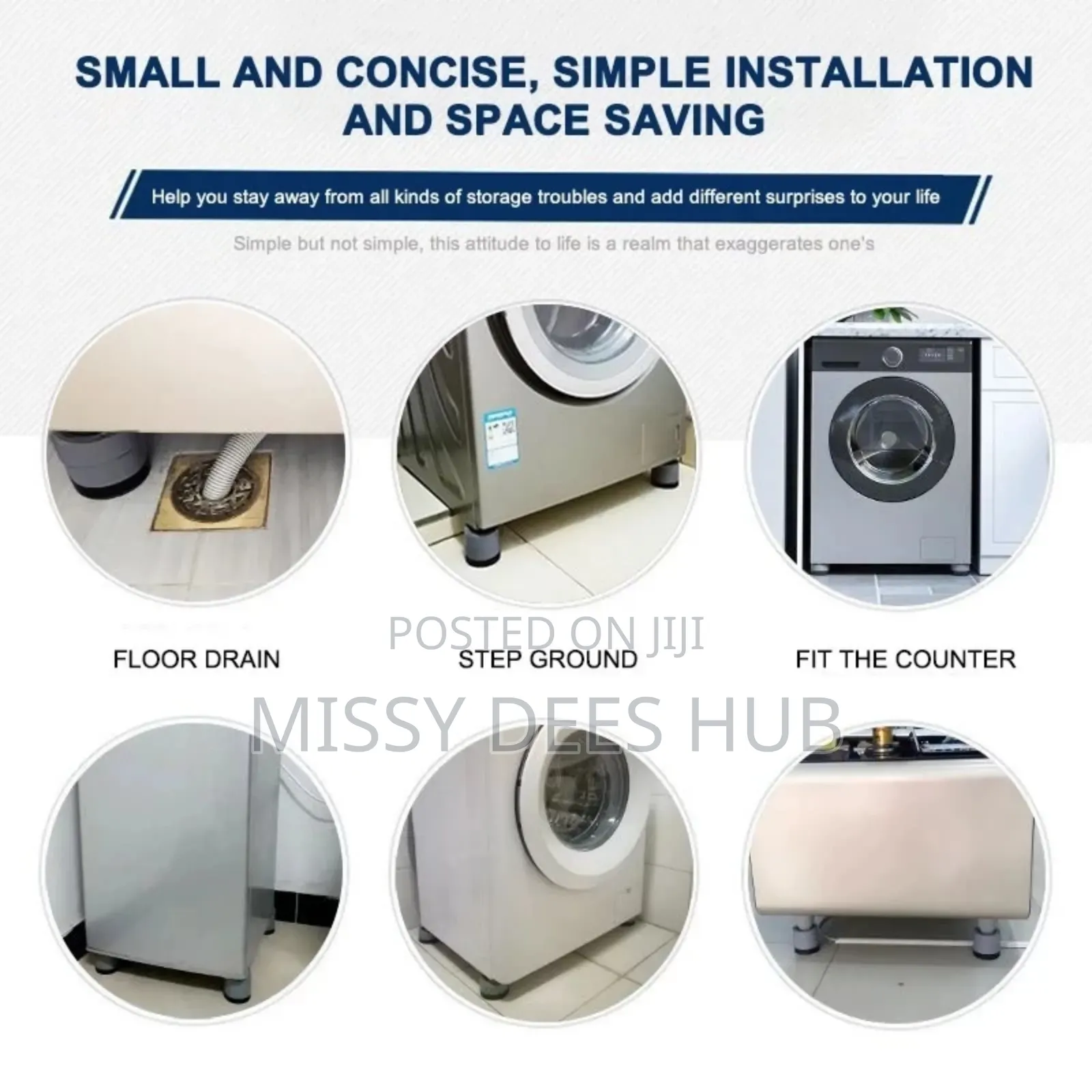 Footpad for Washing Machines