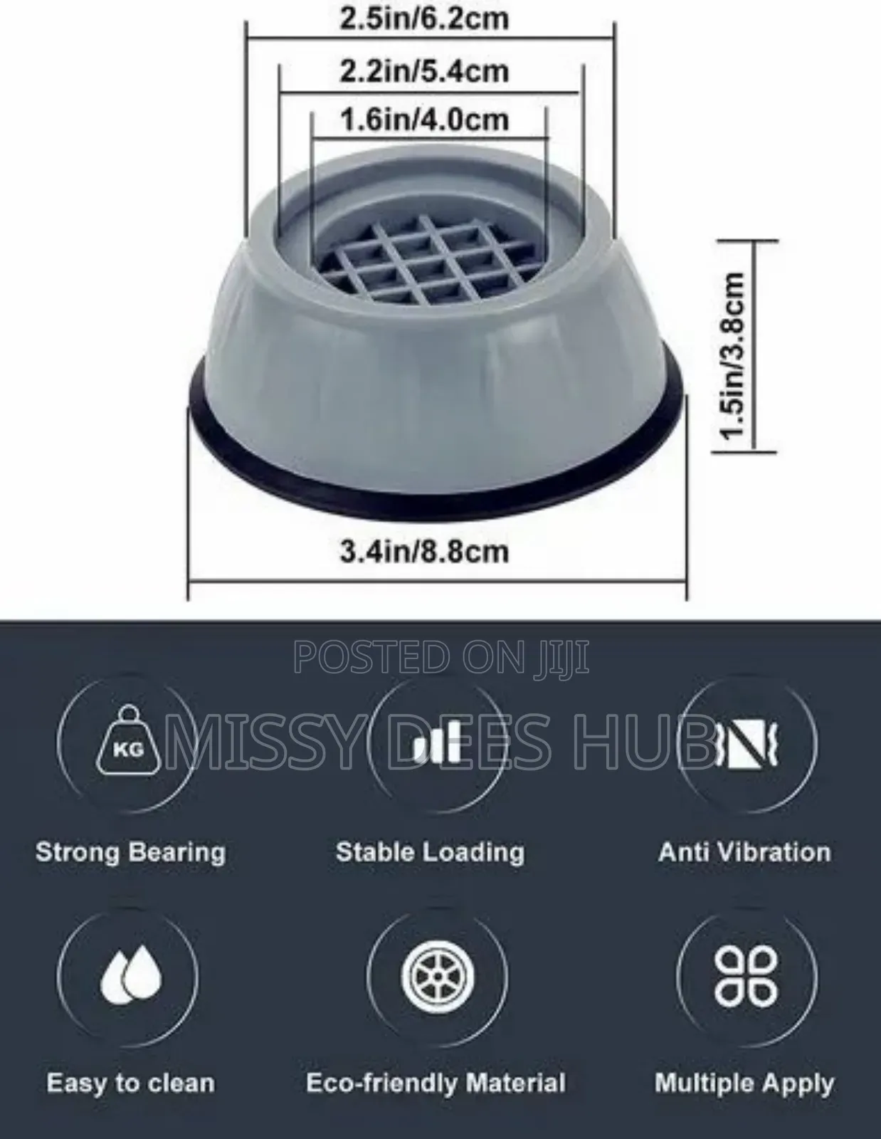 Footpad for Washing Machines