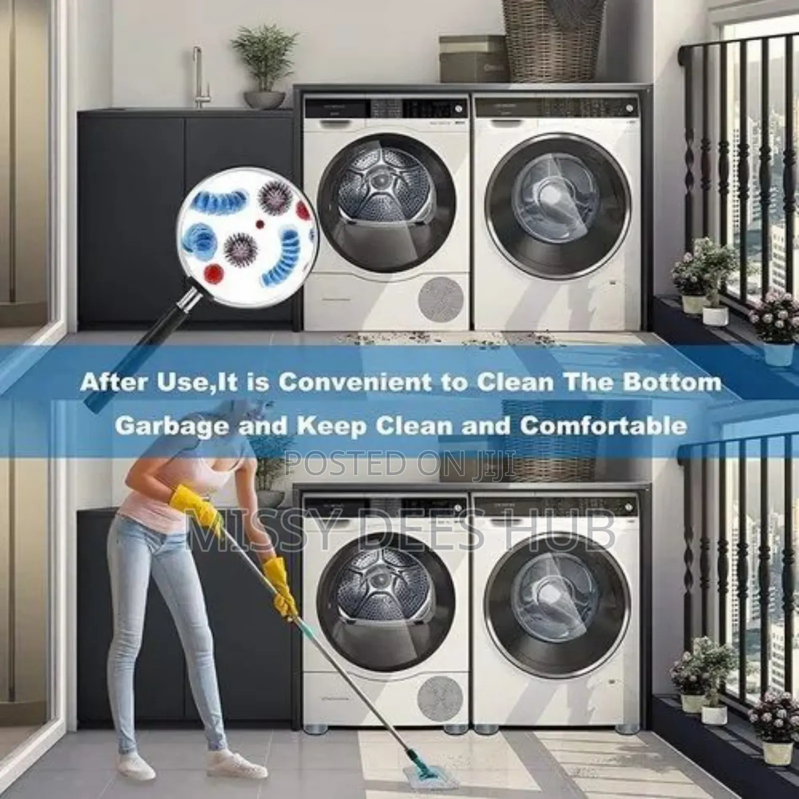 Footpad for Washing Machines