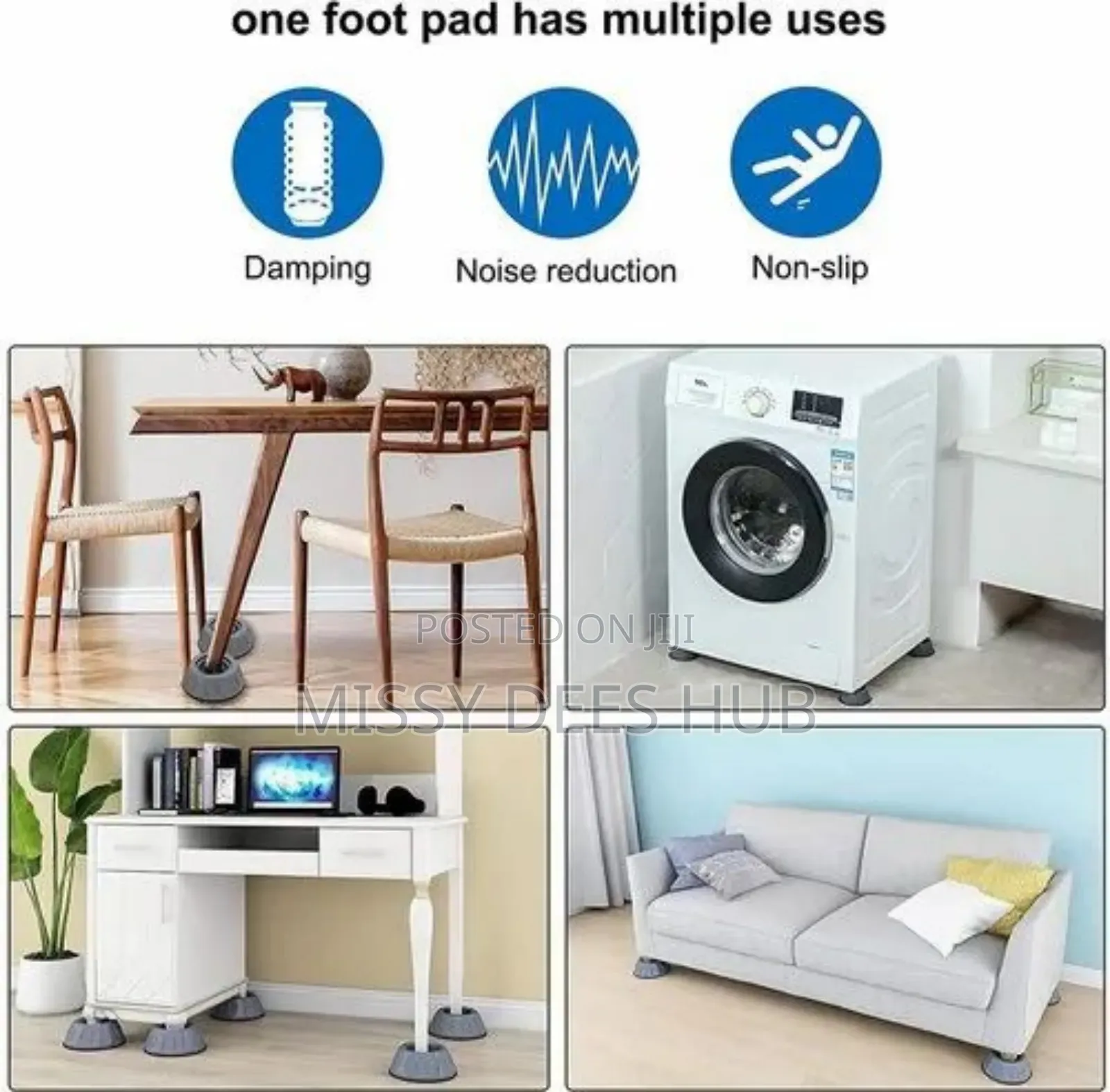 Footpad for Washing Machines