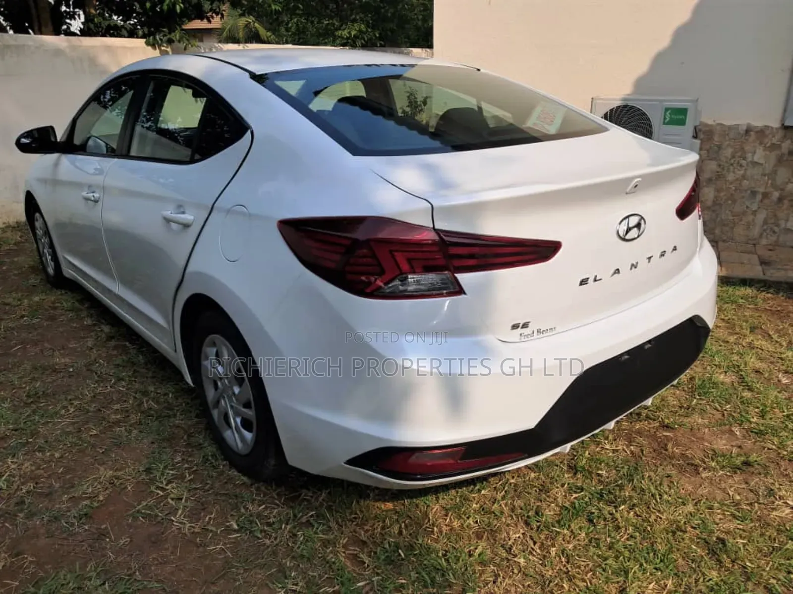 White Hyundai Elantra Available for Rental