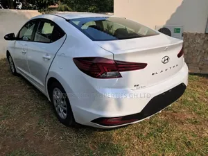 White Hyundai Elantra Available for Rental