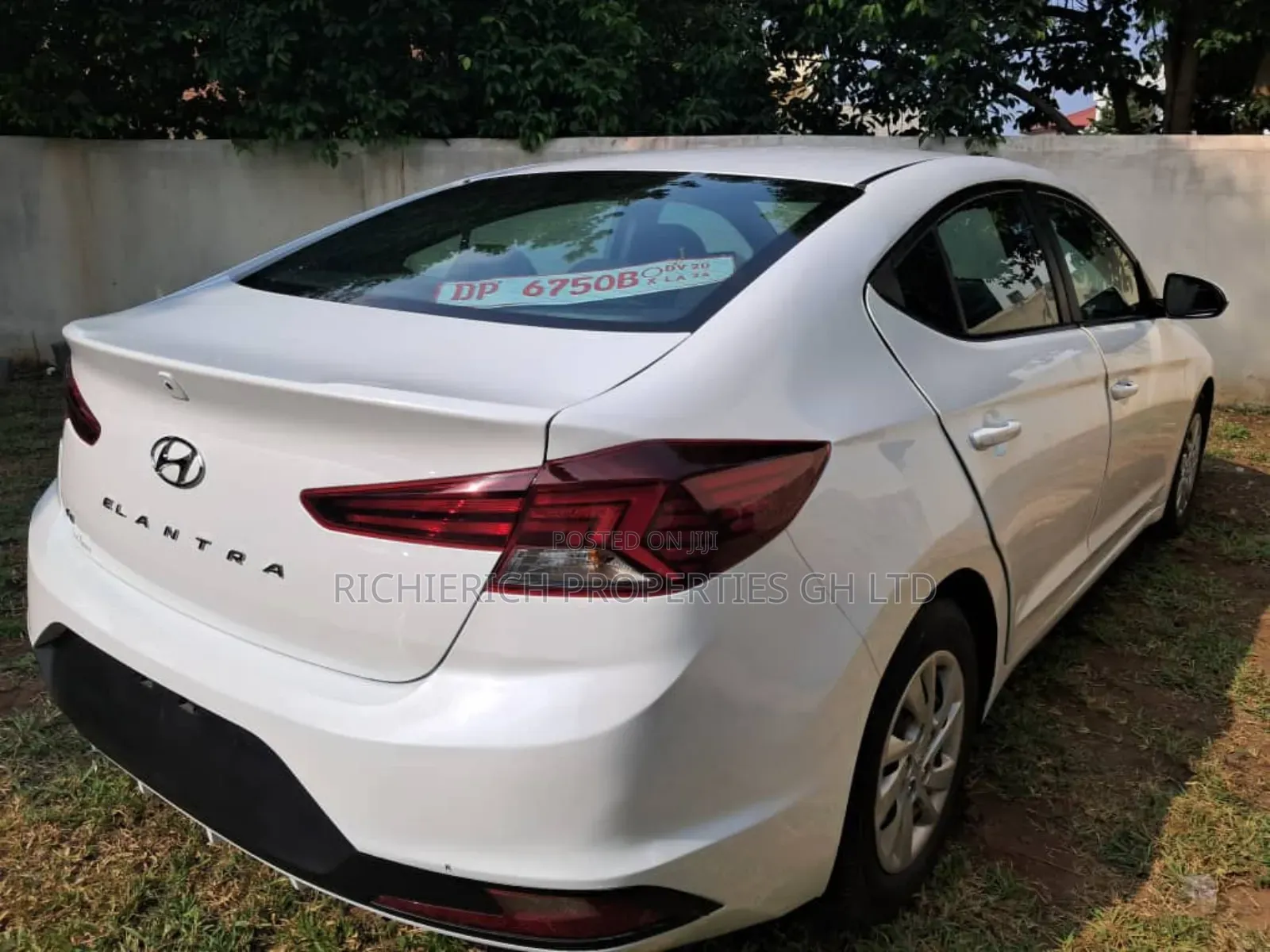 White Hyundai Elantra Available for Rental