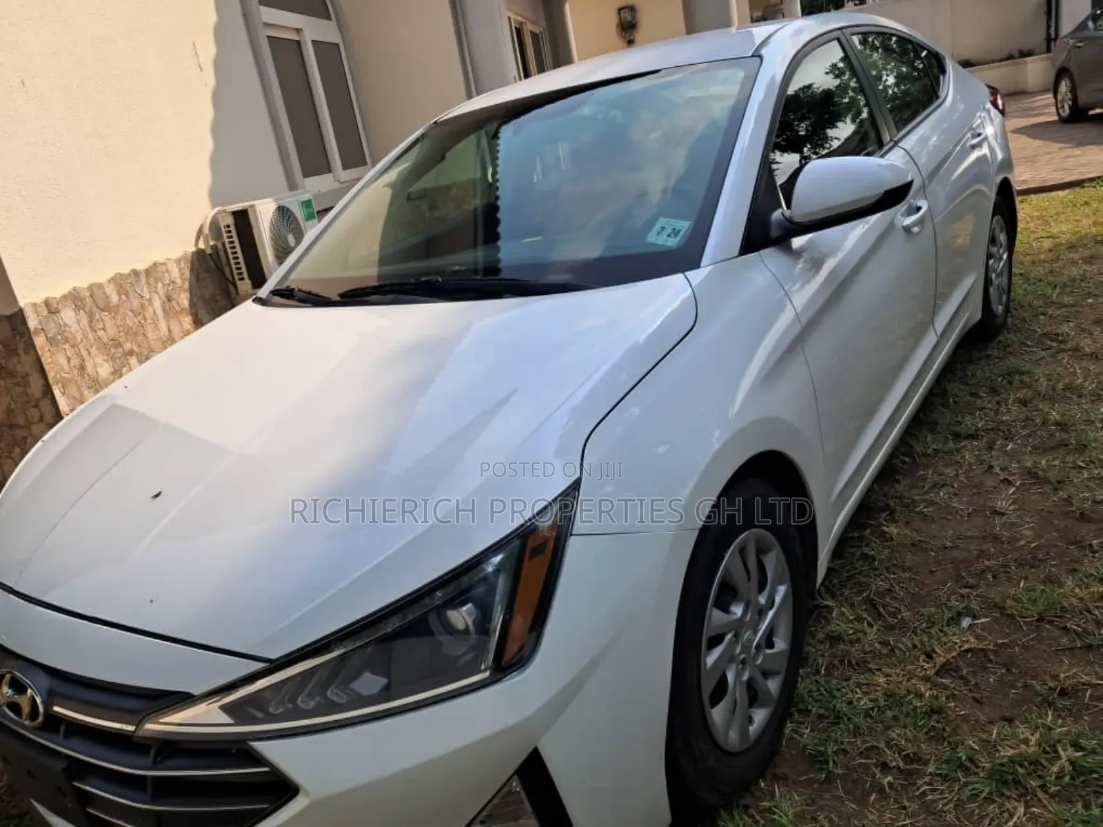 White Hyundai Elantra Available for Rental