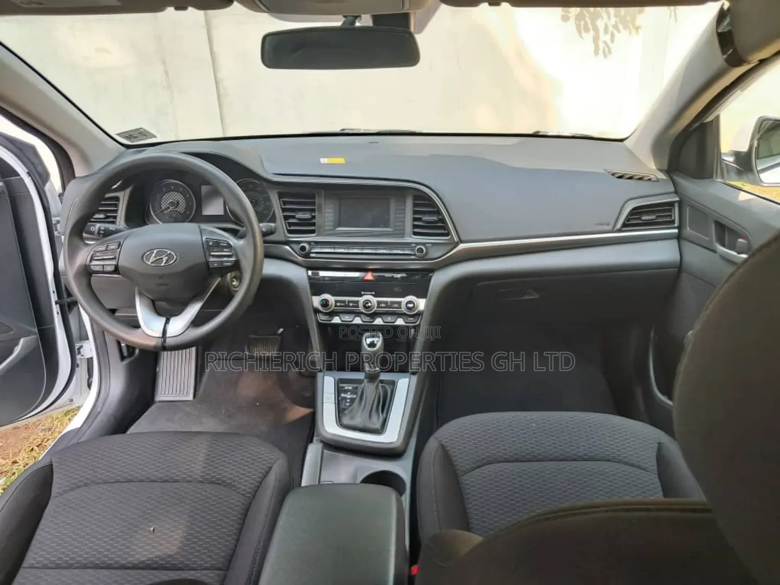 White Hyundai Elantra Available for Rental