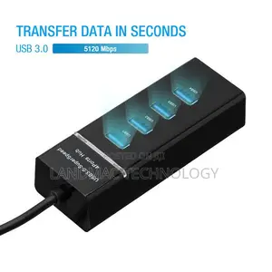 High Speed 4 Port USB 3.0 Multi HUB Splitter Expansion USB