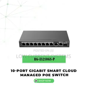 Photo - Ruijie 10-Port Gigabit Smart Cloud Managed Poe Netwo Switch
