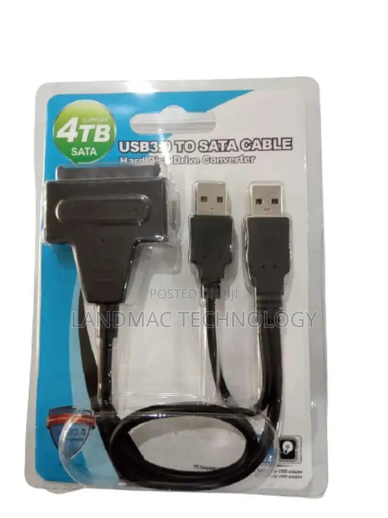 USB 2.0 / USB 3.0 to SATA Cable With 4TB Speed