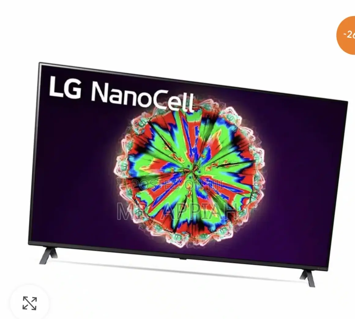 Sleek Designed LG 55nano80 55 Inch HDR Smart Television.