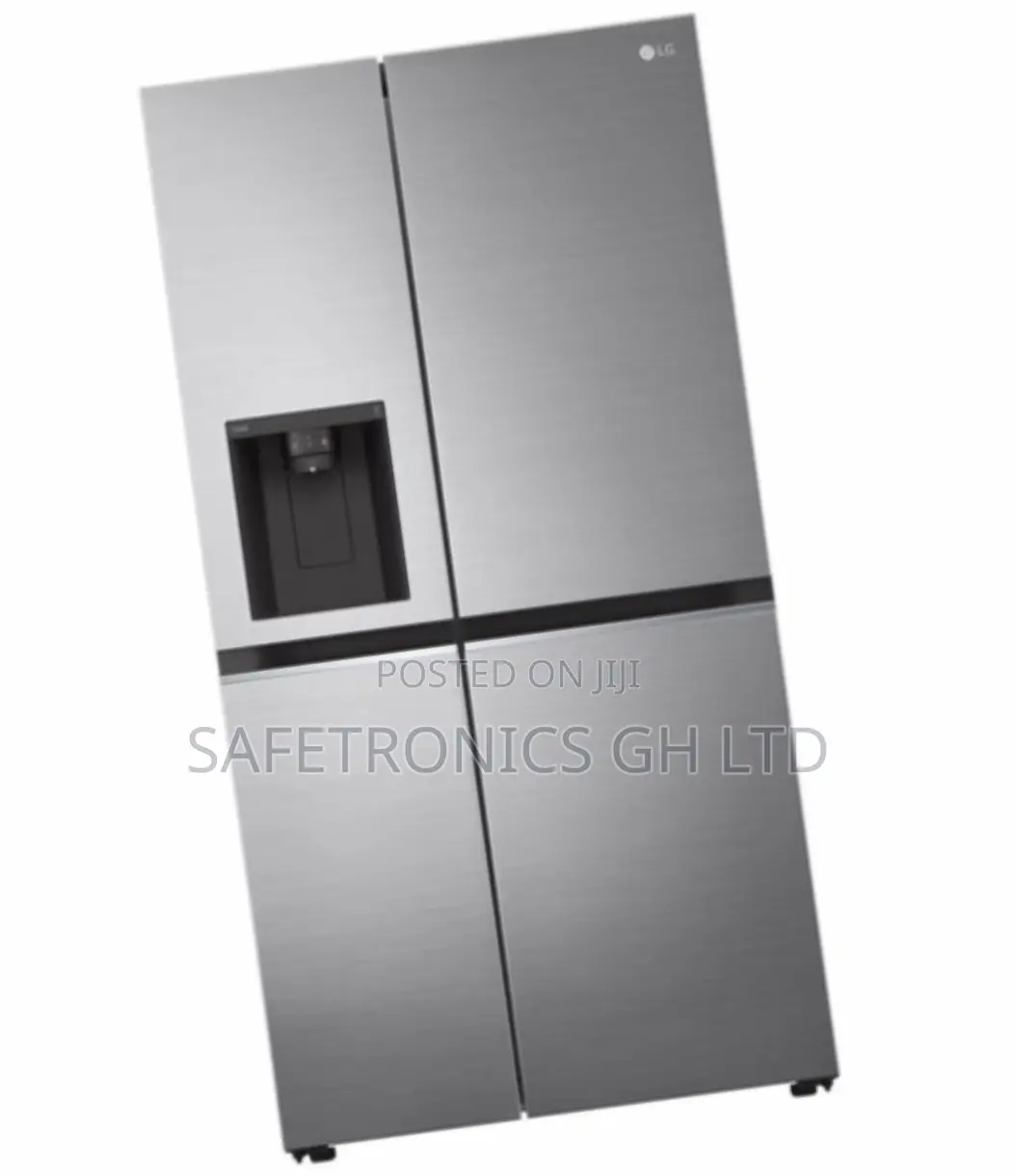 Essential LG Gray GC-L257SLRL 674 Litres Side-by-Side 