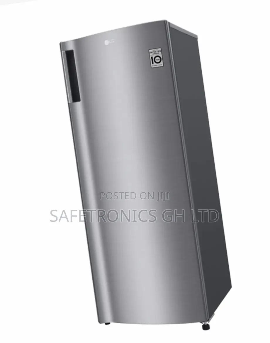 Singledoor LG GN-304SLS Upright Freezer Gray 