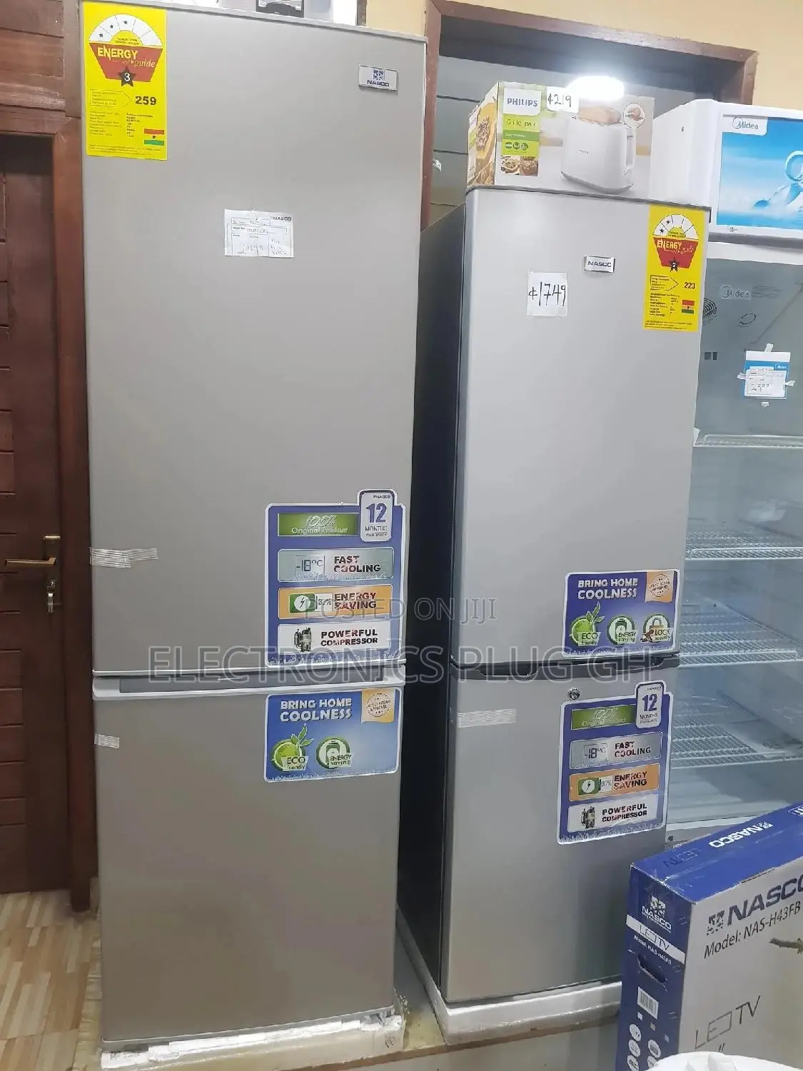 Nasco 229 Litres Bottom Mount Refrigerator