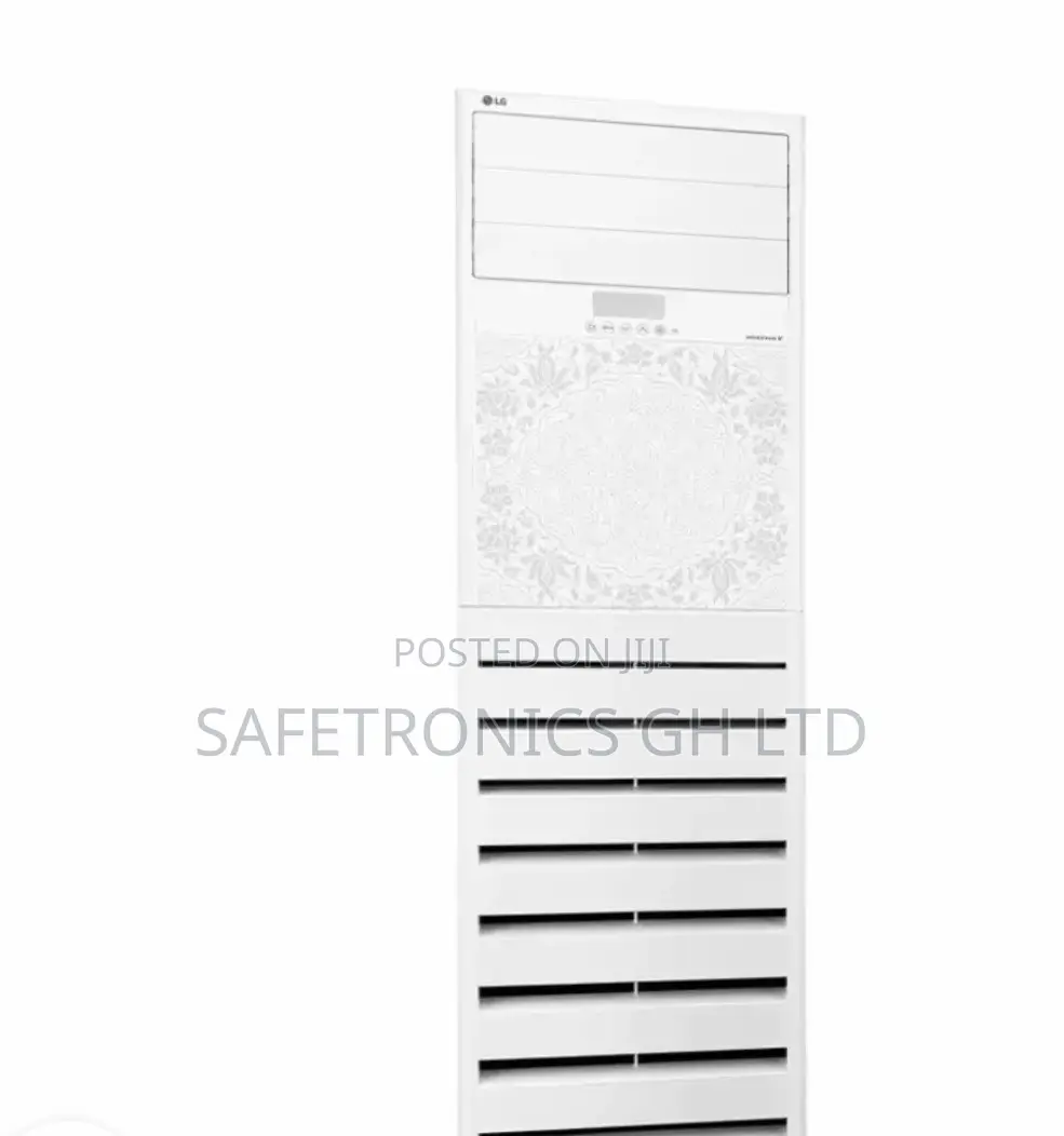 White Floor Standing R410 Gas 3.0hp LG AC 