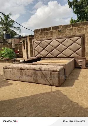 King Size Bed Frames With Side Drawers And Ottoman