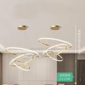Home Decorative Living Room / Dinning 3 Ring Acrylic Light