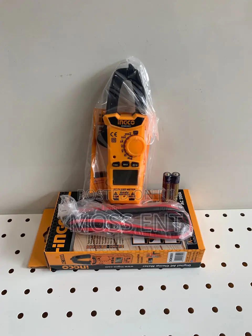 Digital Ac Clamp Meter 2000 Counts - Dcm2001