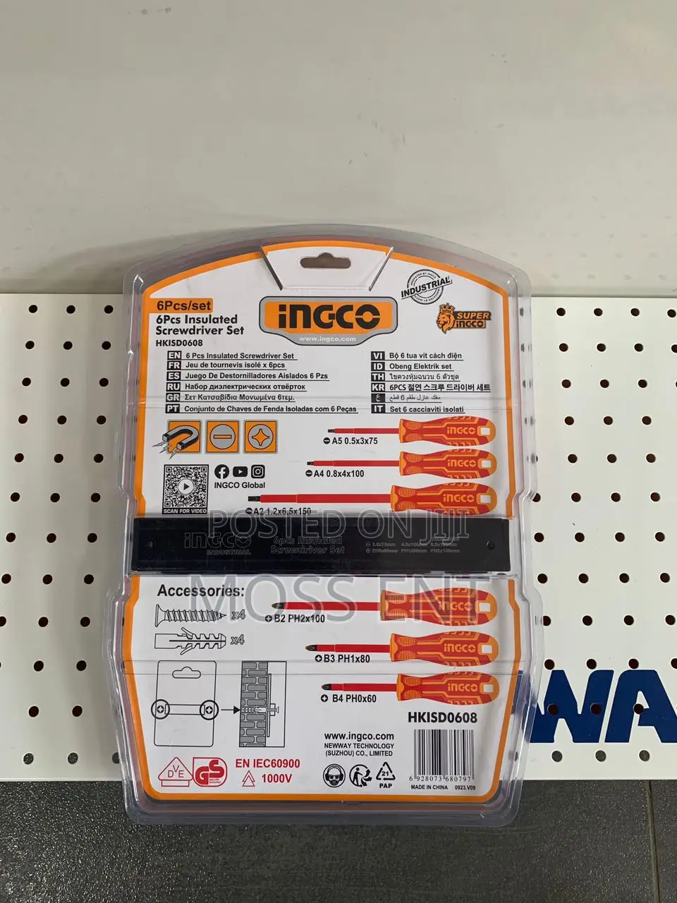 6 PCS Insulated Screwdriver Set - Hkisd0608