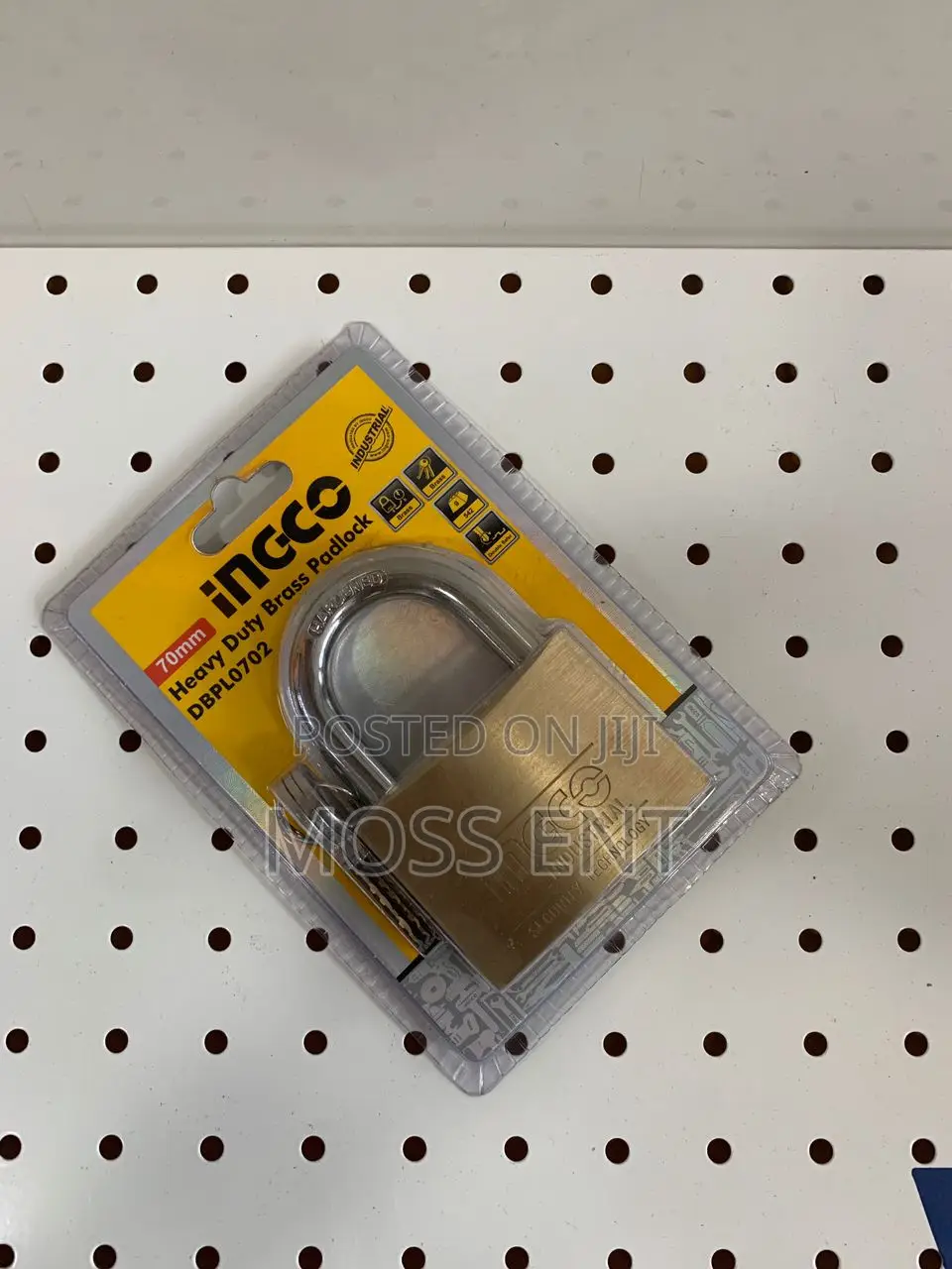Heavy Duty Brass Padlock 70mm - Dbpl0702