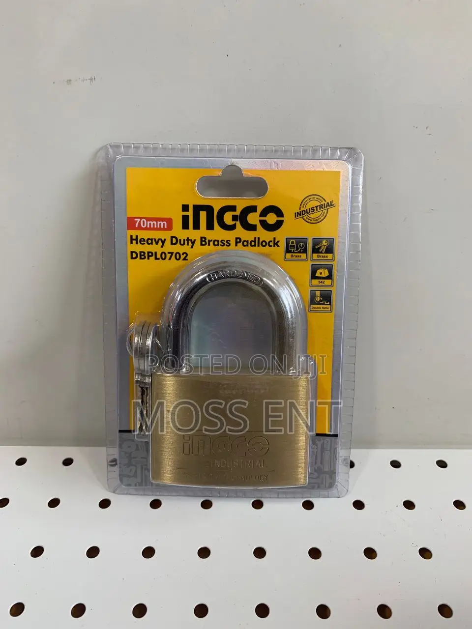 Heavy Duty Brass Padlock 70mm - Dbpl0702