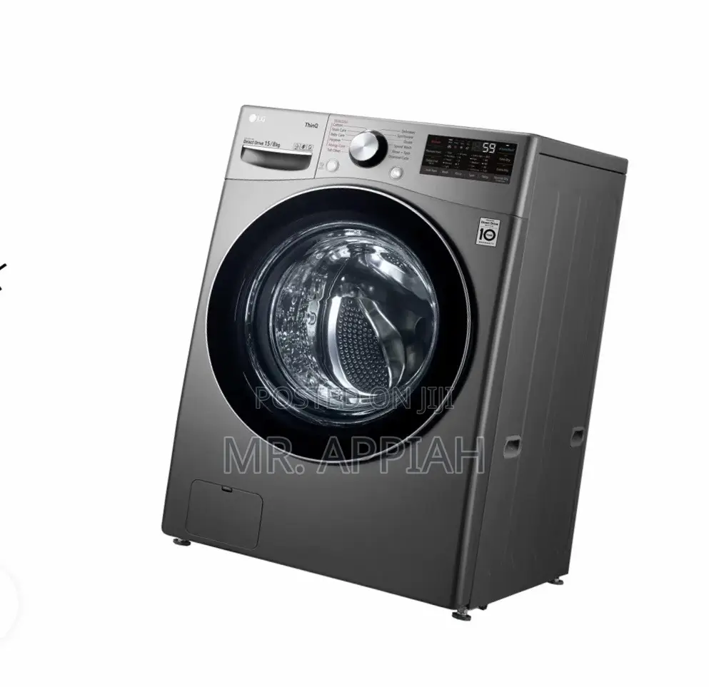 Sleek LG F0L9DGP2S 15kg Fully Automatic Washing Machine.