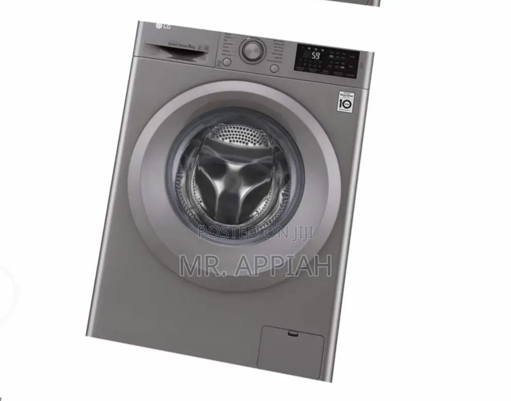 Sleek Designed LG F2J5TNP7S 8kg Electric Washing Machine.