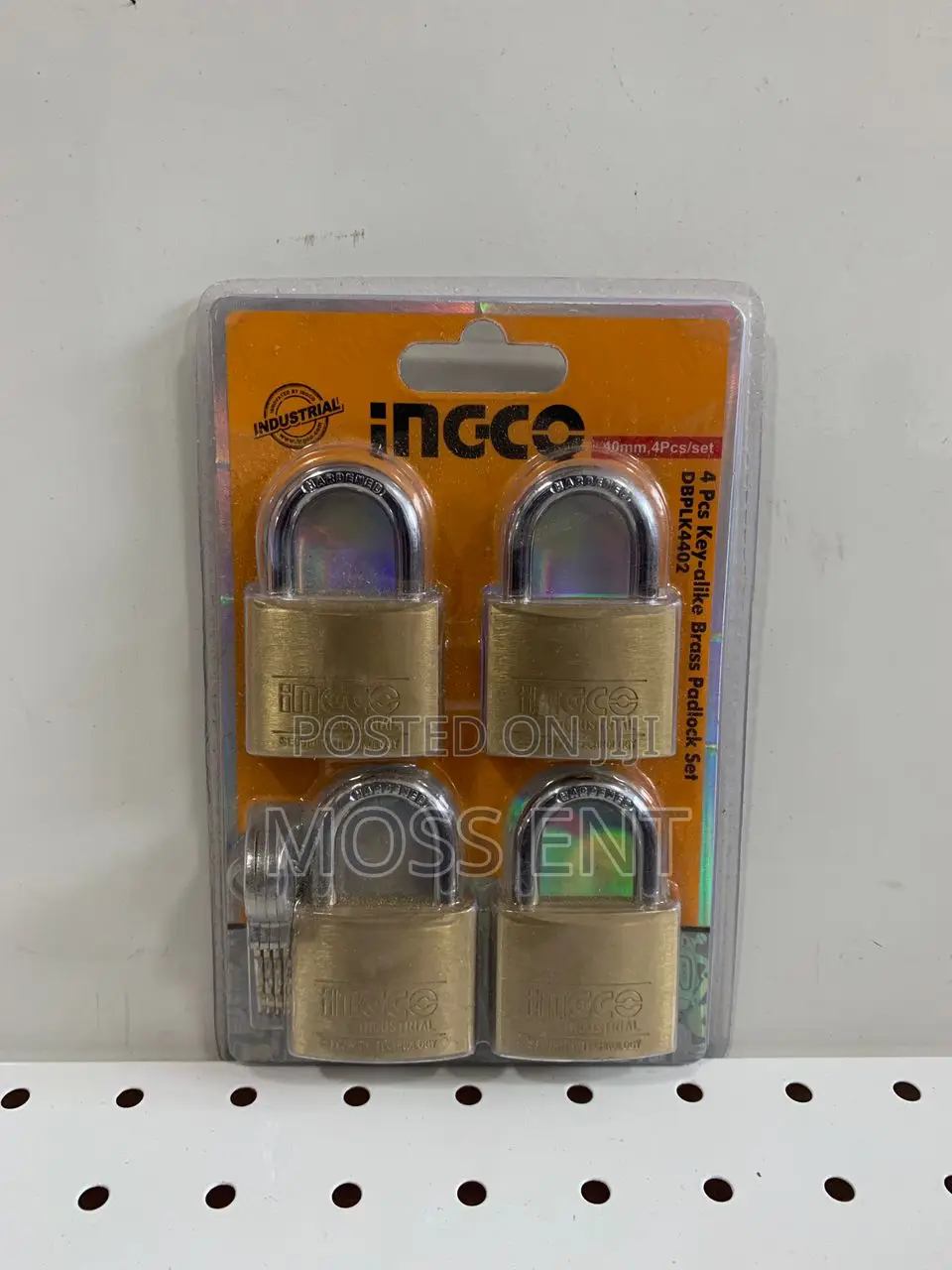4pcs Key-Alike Brass Padlock Set 40mm - Dbplk4402
