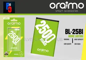 Oraimo Battery BL- 25BI 2500 Mah