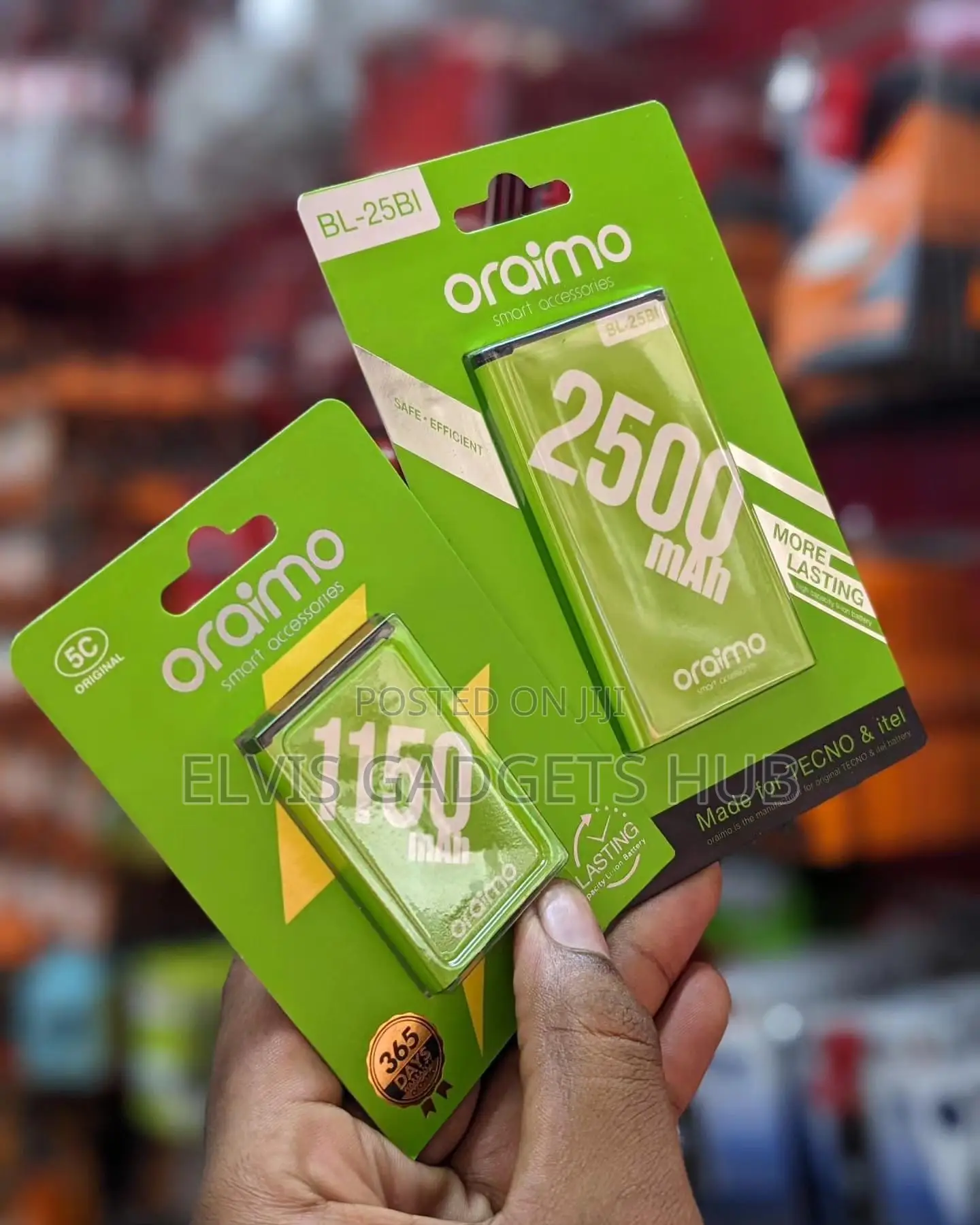 Oraimo Battery BL- 25BI 2500 Mah