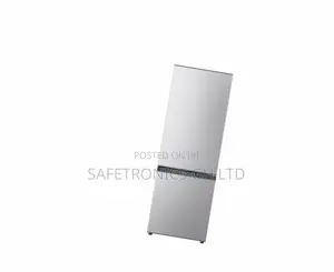 Bottom Mounted Doubledoor Gray TCL F163BF Fridge 